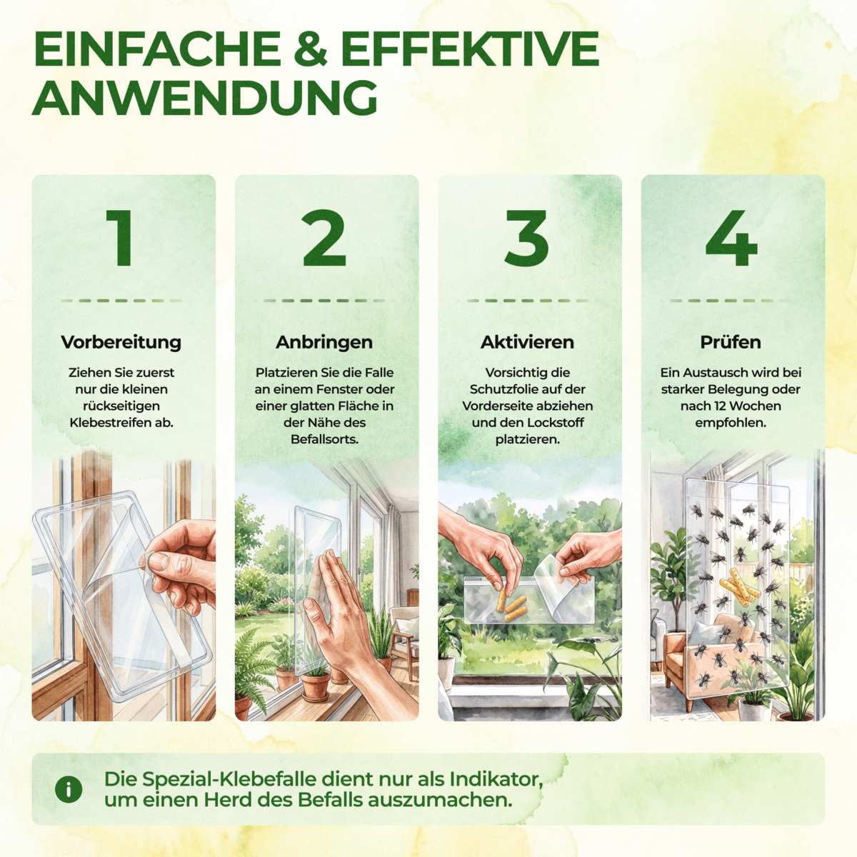 Piège à fenêtre anti-mouches