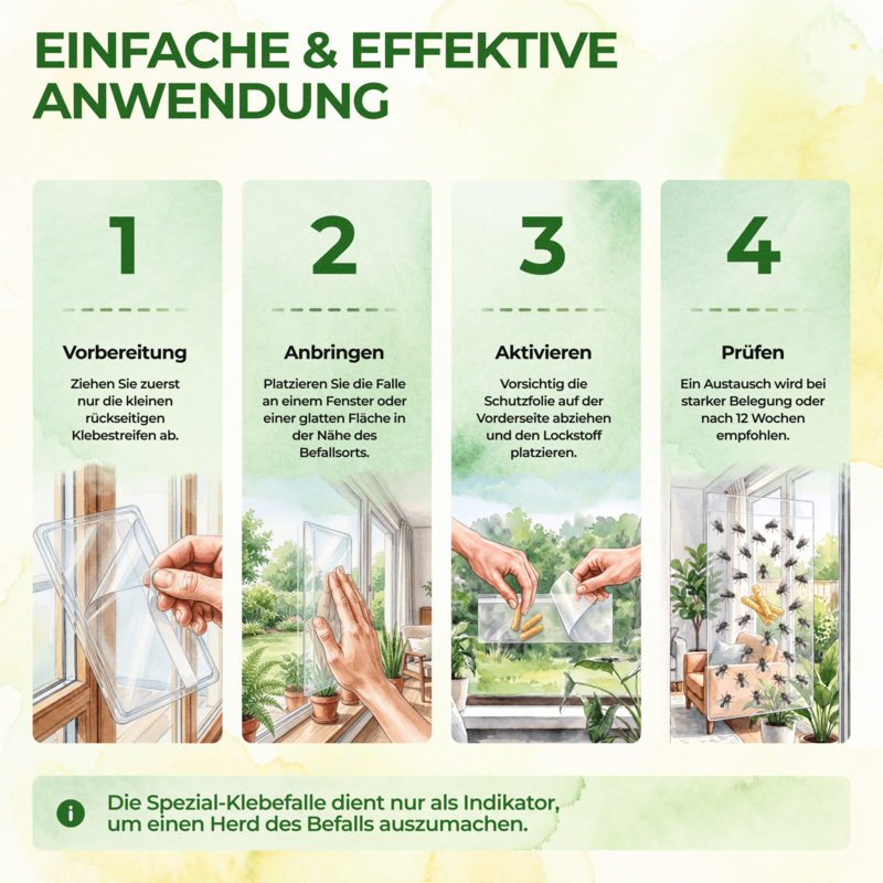 Piège à fenêtre anti-mouches