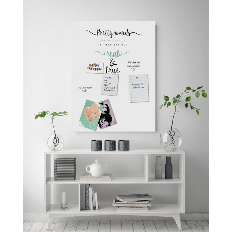 Magnetic marker board - Pretty words
