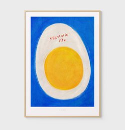 A5 Eggstatic life | Illustration Poster Art Print