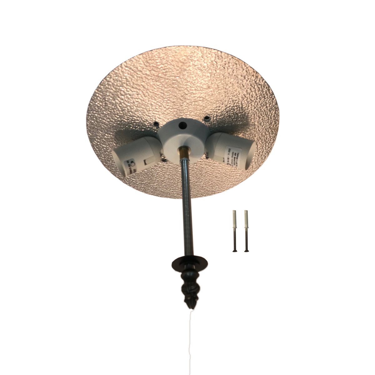 Ceiling fixture glued with Tiffany screen diameter 30cm Hexa Series LG242500