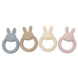 BUNNY| Soft Silicone Teething Toy | Khaki