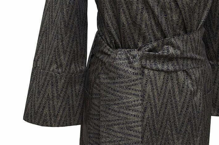 Satin badekåbe Twist Dark