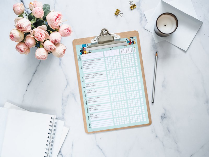 Piano di budget per scrivere te stesso A4