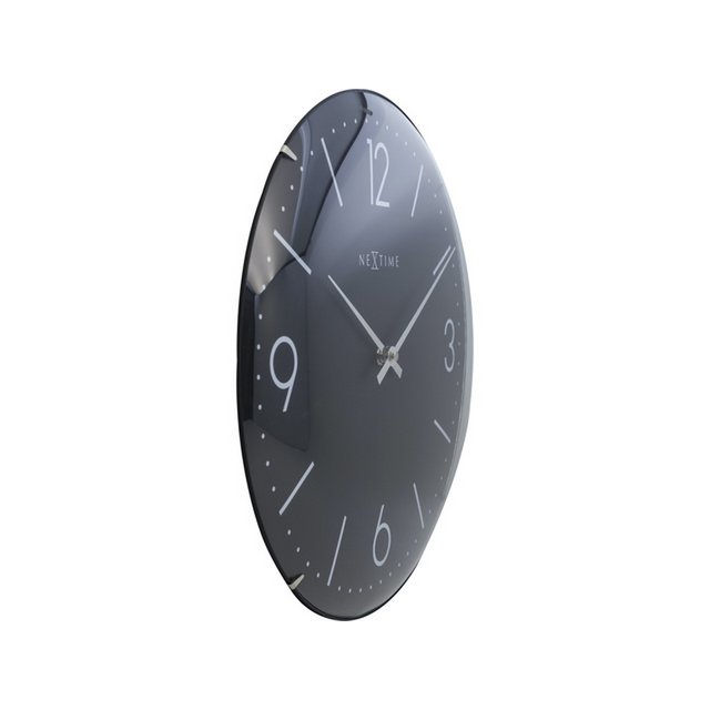 Horloge murale NeXtime Basic Dome 35 cm noir