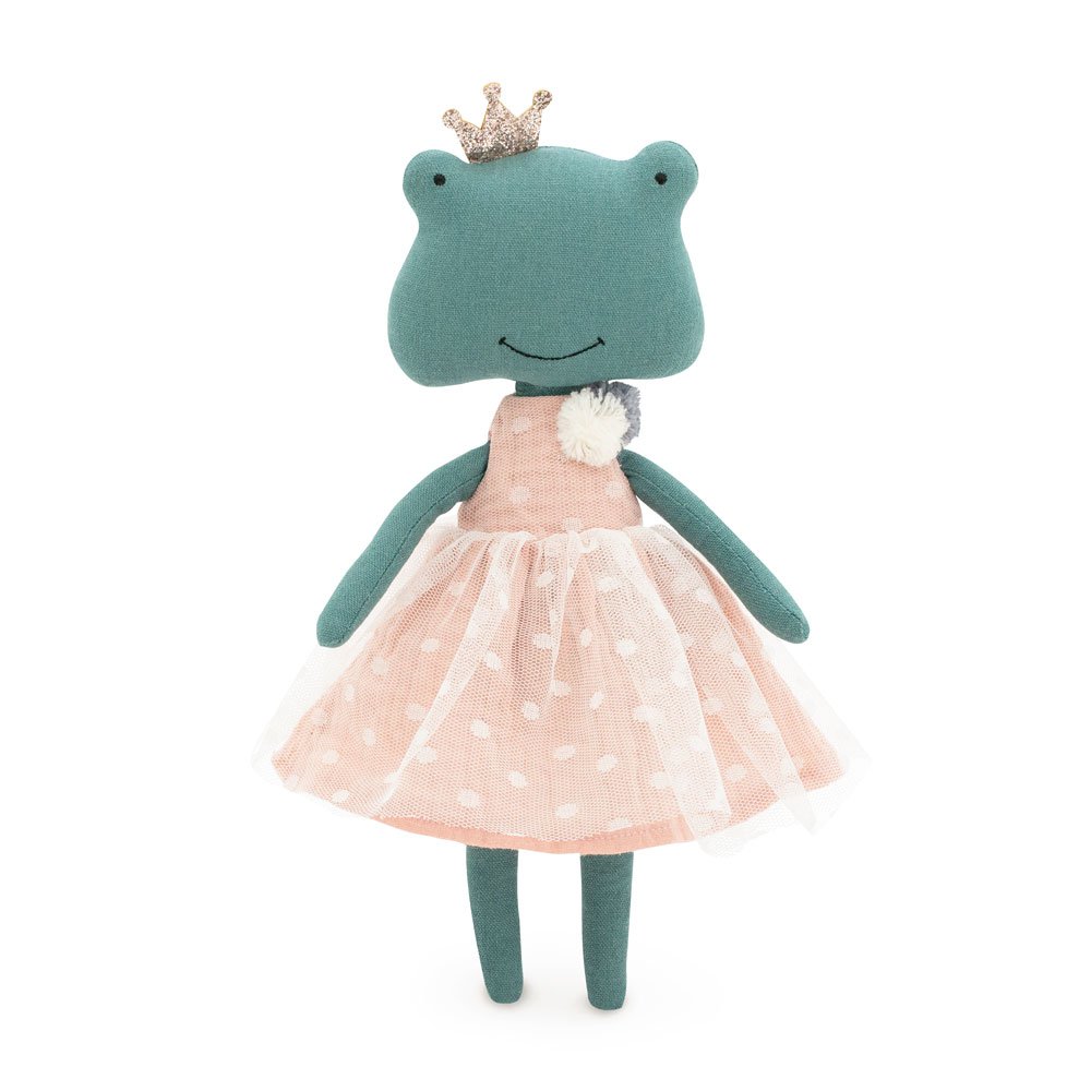 Cotton Soft toy, Cotti Motti -  Fiona the Frog (30 cm)