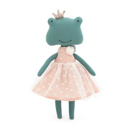 Cotton Soft Toy, Cotti Motti - Fiona the Frog (30 cm)