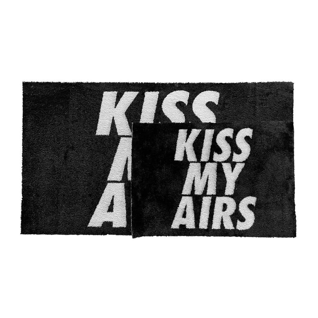 Sneaker floor mat - Kiss my airs - black