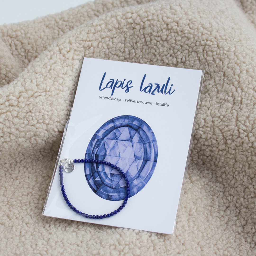 Lapislazuli-Edelsteinarmband