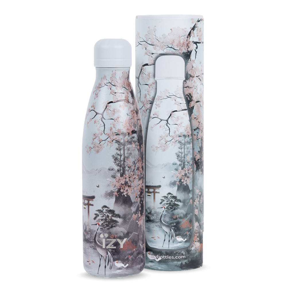 Izy Thermos Flasche - Sakura Dreams - 500 ml to -go isolierte Wasserflaschen