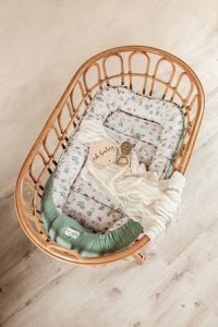 OLIVIER Kindernest – 100 % Baumwolle – Salbei