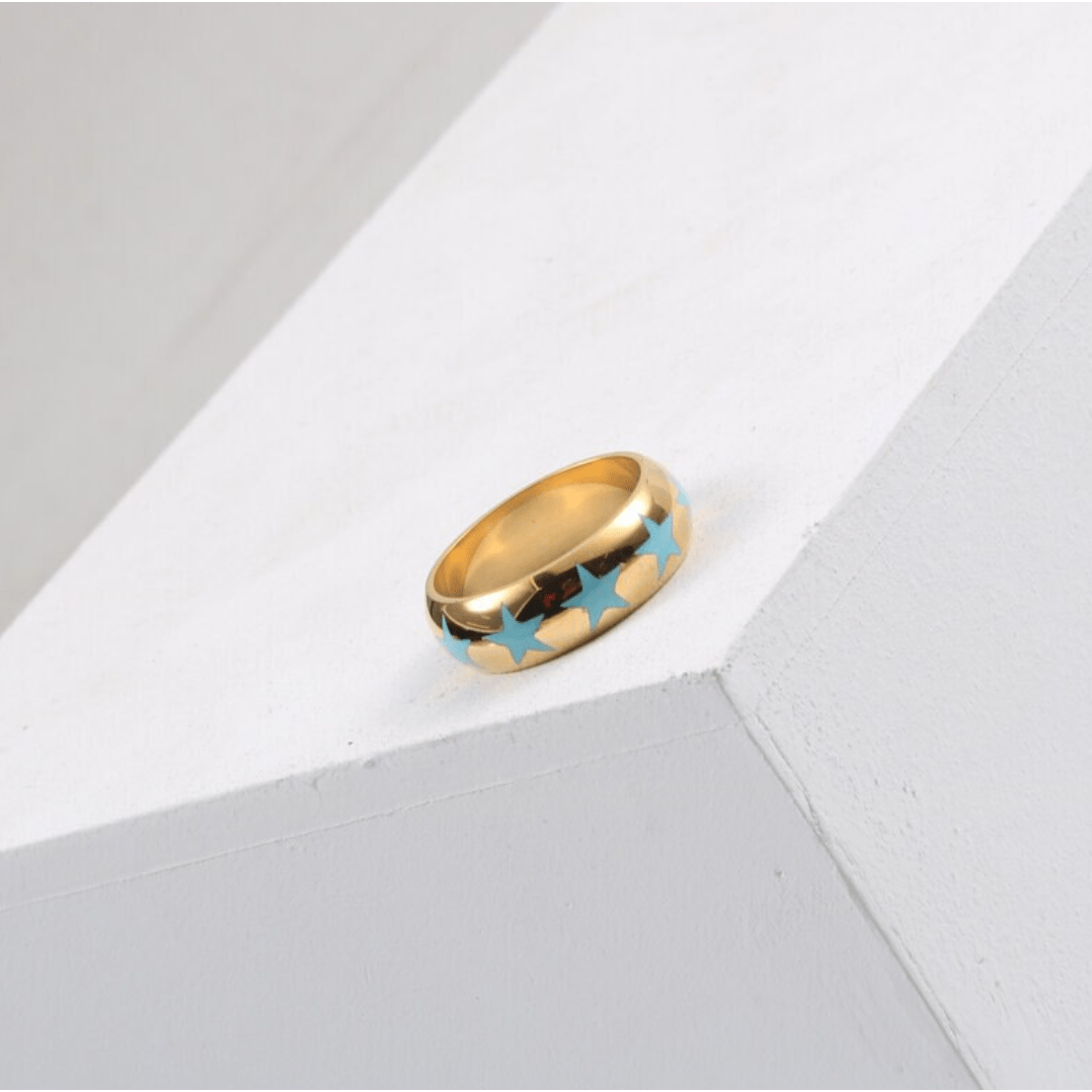 Linus - Stars Emaille Goldband