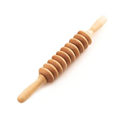 Disk Wooden Cellulite Massage Roller Lymphatic Drainage Massager Maderotherapy