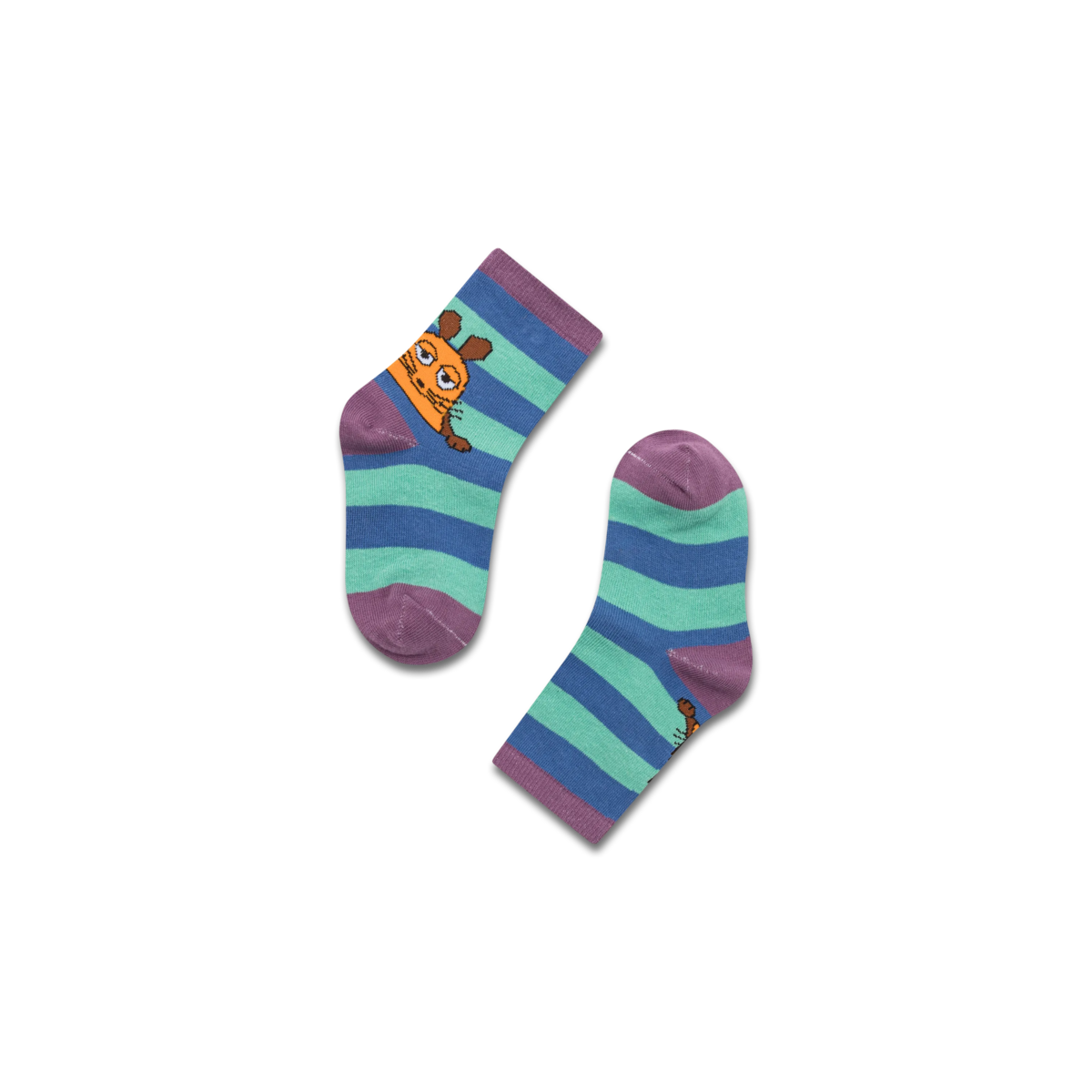 koaa – The Mouse “Stripes” – Socks blue/green