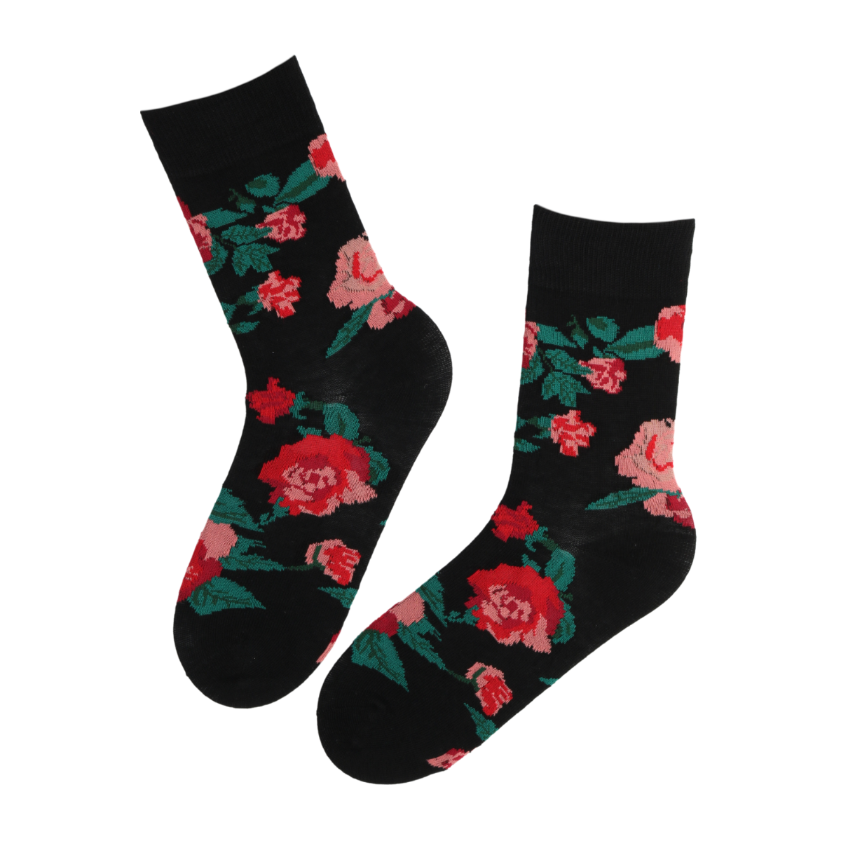 Chaussettes coton ROSES