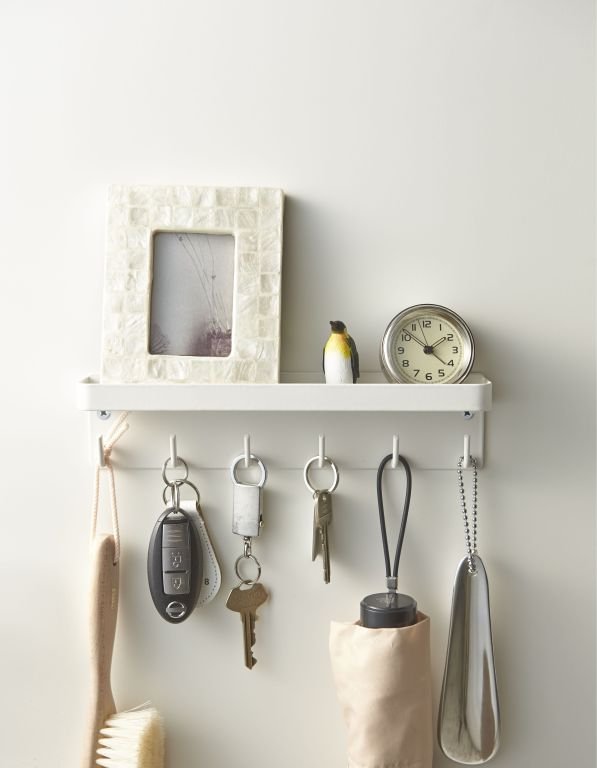 Yamazaki Smart Key Rack med bakke magnetisk