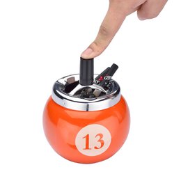 Cendriers Poussoir 'BOULE DE BILLARD'