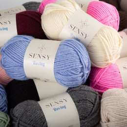 Filato Sensy Roving, 3,5 once, 132 iarde, calibro 5 ingombrante