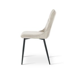Chaise de salle à manger Giselle [lot de 2] [tissu lin]