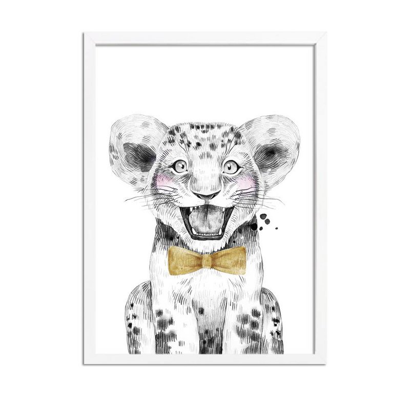 Lion Nursery plakat butterfly