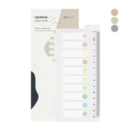Meadow Mist | Ordinate Haftnotizen | Sticky Notes Pastell | Sticky Notes | Index Tabs | Sticky Notes Transparent | Sticky Tabs | Book Tabs | Annotating Tabs | Klebezettel Schule | Büro | 200 Stücke
