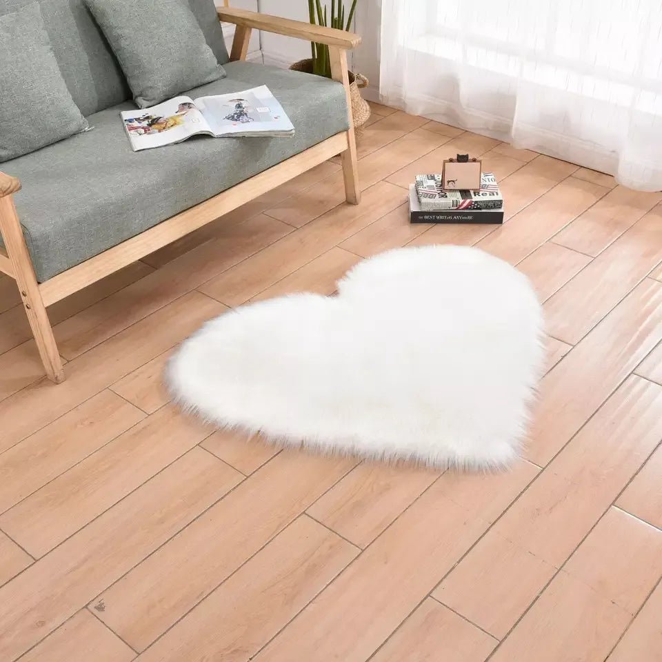 Alfombra del corazón »Alfombra esponjosa en forma de corazón» alfombra del corazón »coche de catering