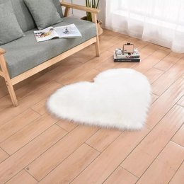 Alfombra del corazón »Alfombra esponjosa en forma de corazón» alfombra del corazón »coche de catering