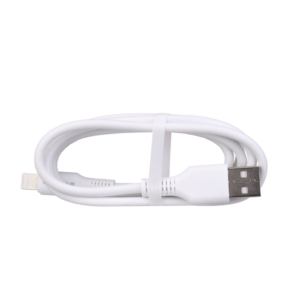 Weißes flexibles Ladegerät für iPhone 1 Meter Micro Lightning/USB