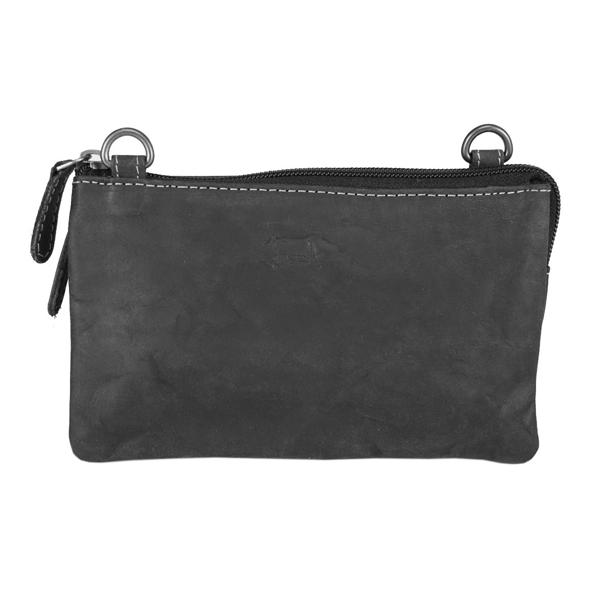 Lille skuldertaske I 3 farver Buffalo Læder - Festivaltaske - Lædertaske Lille - Crossbody taske til kvinder - Str. M