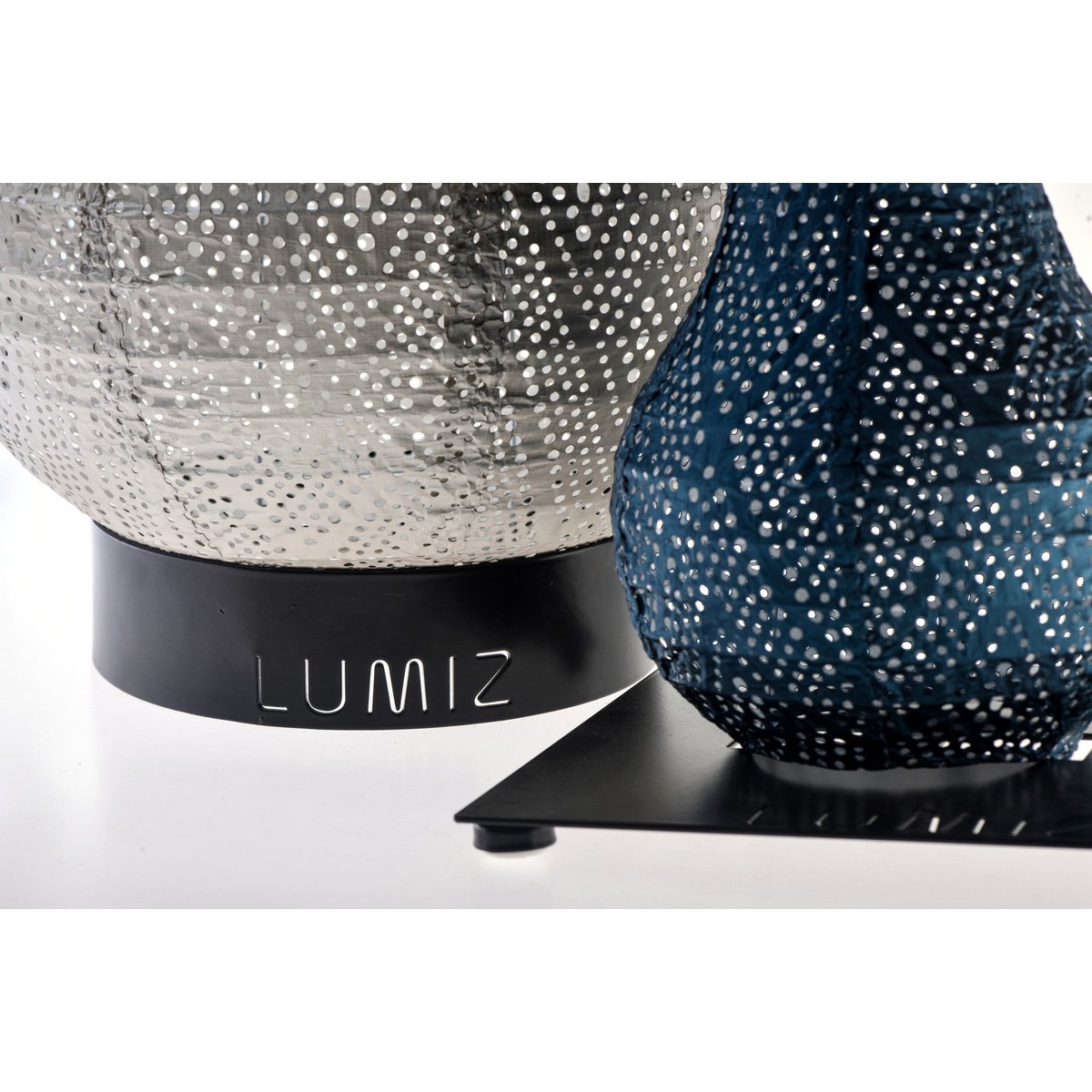 Metalowy pierścionek Lumiz S - 12 cm - czarny