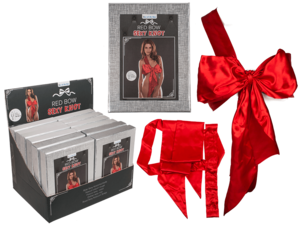 Rote sexy Kostümschleife, Sexy Knoten,