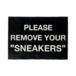 Sneaker alfombra / felpudo - PLEASE REMOVE SNEAKERS - negro