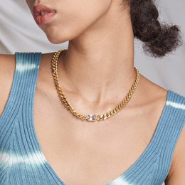 Martha - Cubaanse schakelketting 10 mm