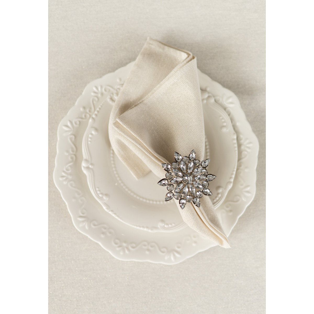Festive napkin | Liso Crudo Oro