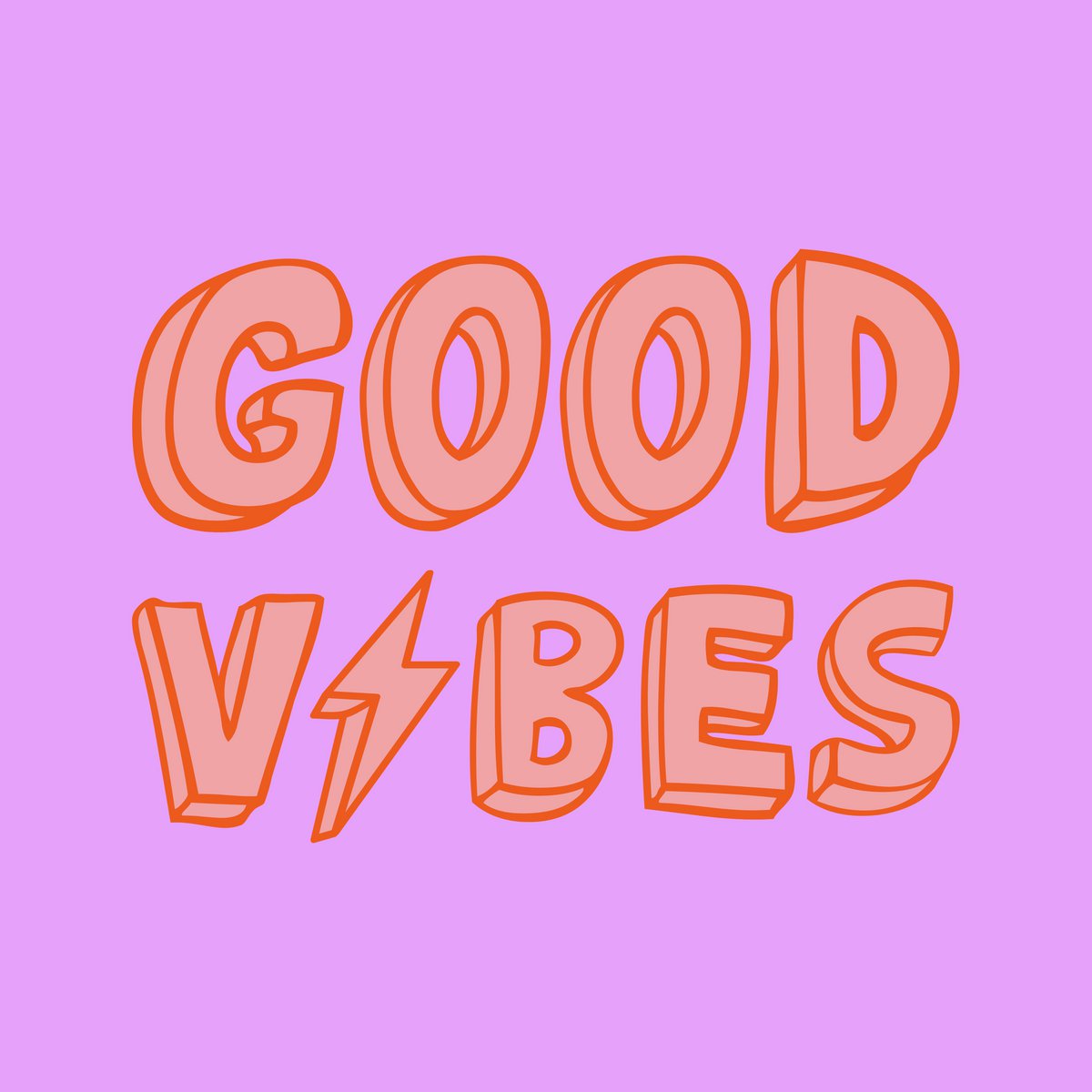 Forex tegeltje 10x10cm - Good vibes - #101030425