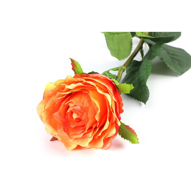 Kunstbloem Rosa oranje- L8B8H70CM