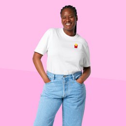 POMMES unisex T-shirt lavet af økologisk bomuld