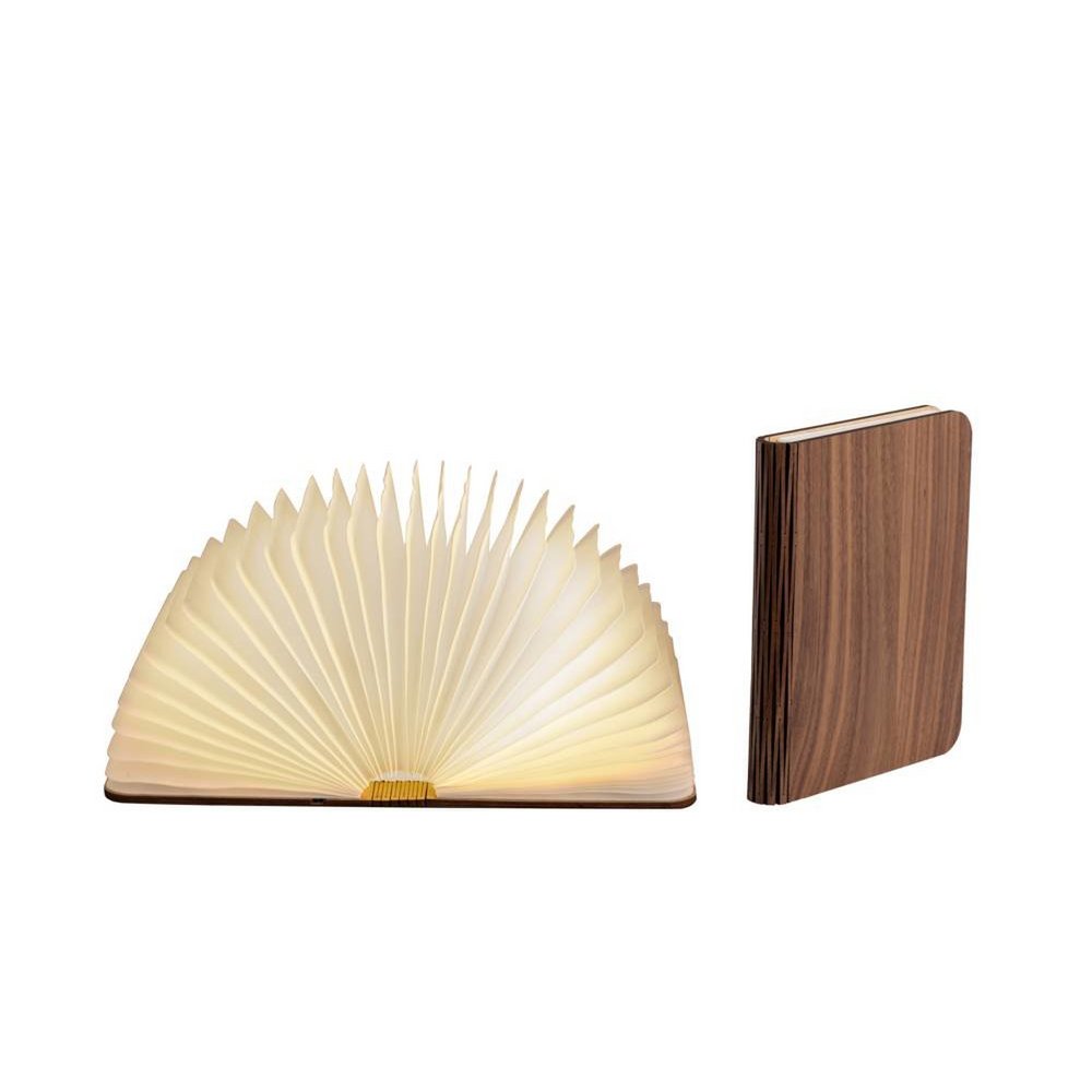 Book Lamp Walnut Brown