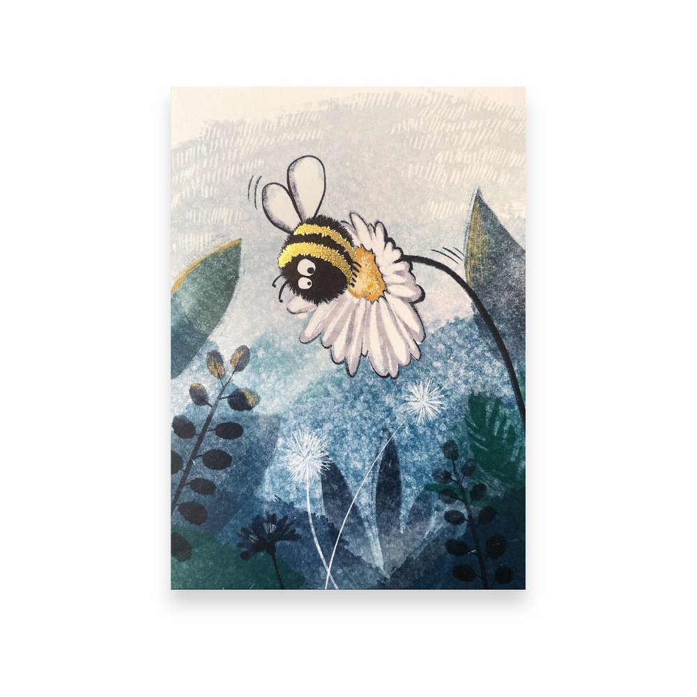 Bumblebee – postcard