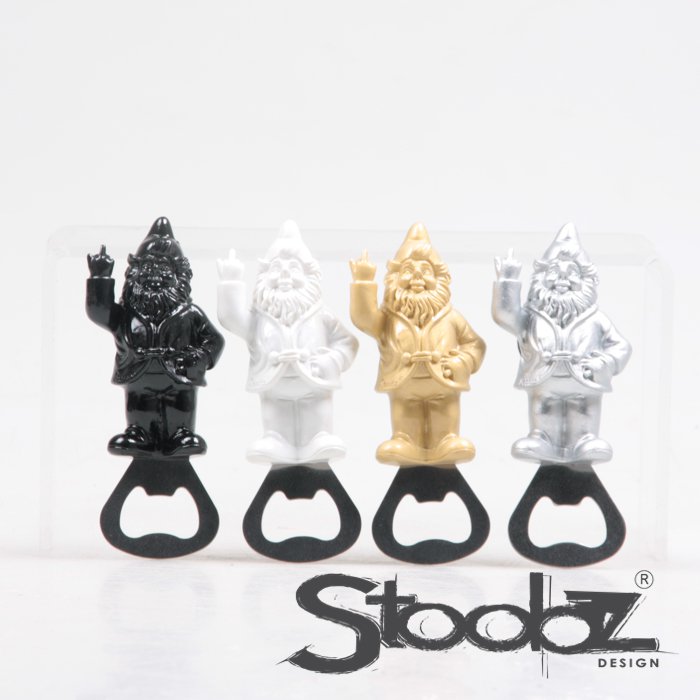 Bottles opener Kabouter F*CK You with Magnet 4 KLR ASS Z/W/G/Z 9 cm