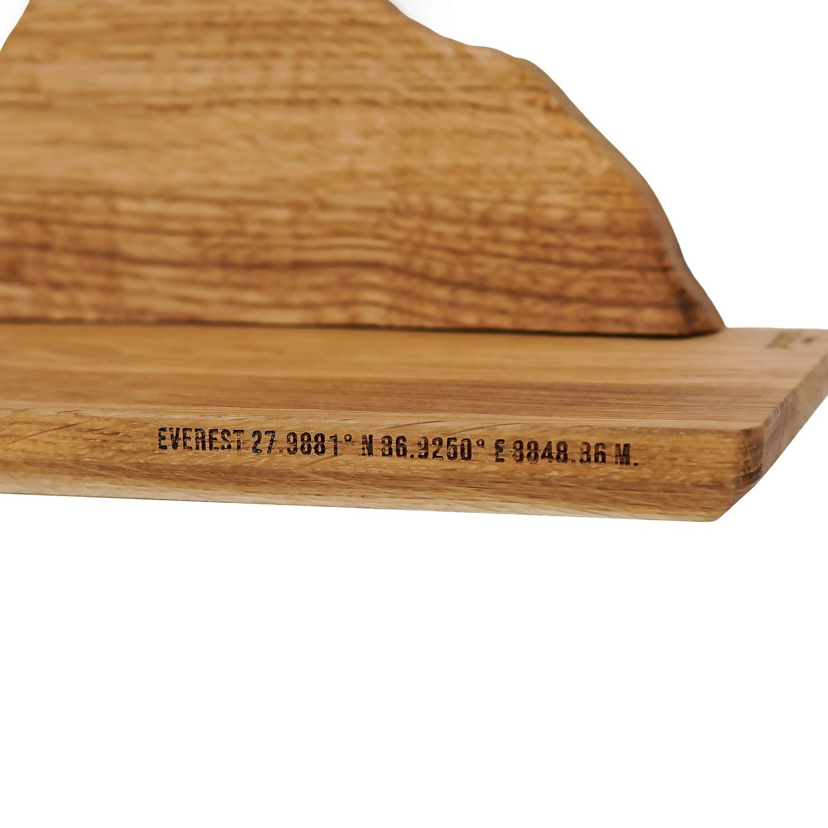 Estante de montaña flotante, decoración de pared de madera rústica para interiores inspirados en la naturaleza