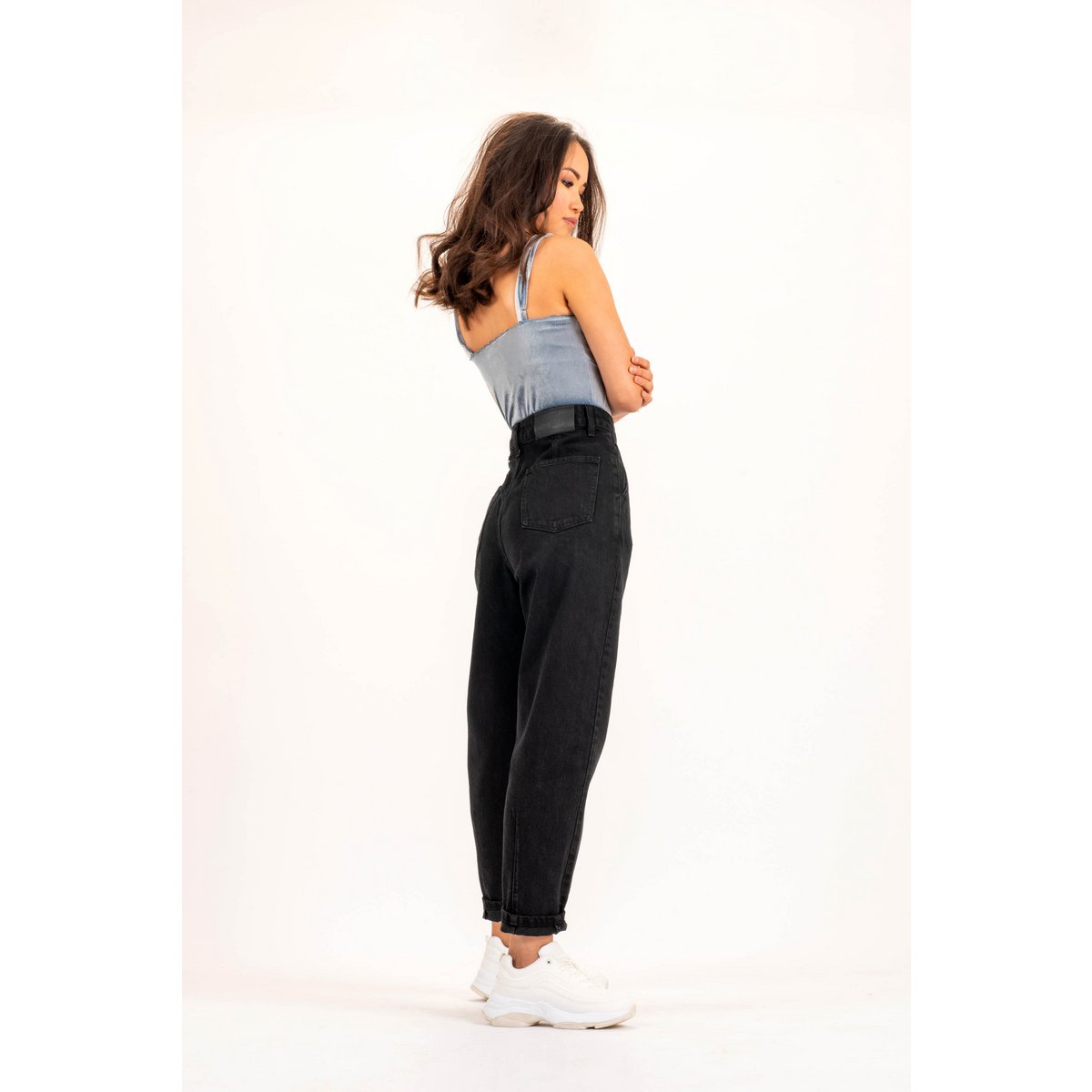 Jean mom femme - Taille Haute - style année 80 revisité
