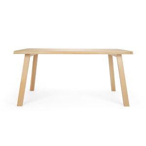 Elegant table “Fritz” made of oak wood with a honey look