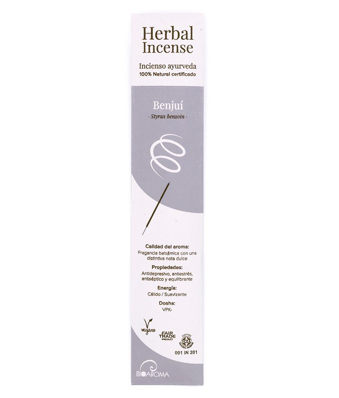Expositor de Inciensos ecológicos certificados BioAroma. Ayurveda . Comercio Justo. Zero Waste. 8 unid de cada de 12 fragancias