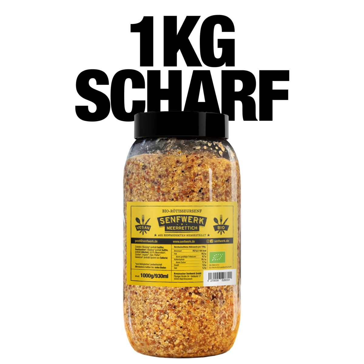 BIO-Rôtisseursenf - Meerrettich • 1kg