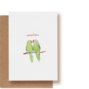 Lovebirds | Greeting card