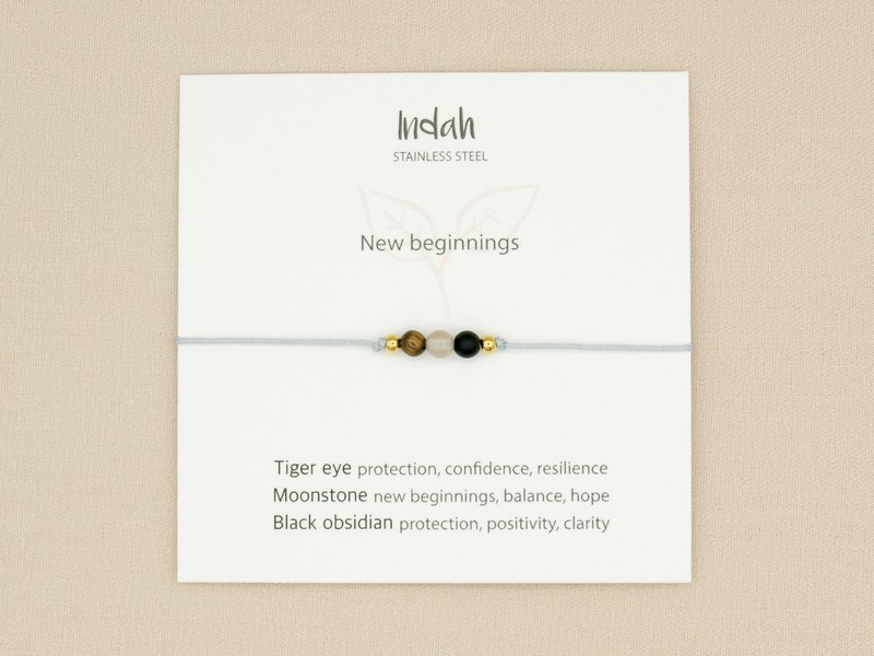 Armband rock, new beginnings, zilver en goud
