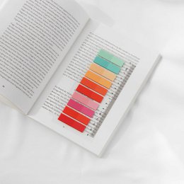 Blossom | Ordinate Detention Notes Tabs | Juridische leestabs voor boeken Sticky | Prison Strips Index met liniaal voor zijmarkeringen