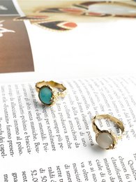 Ad Astra Moonstone Ring