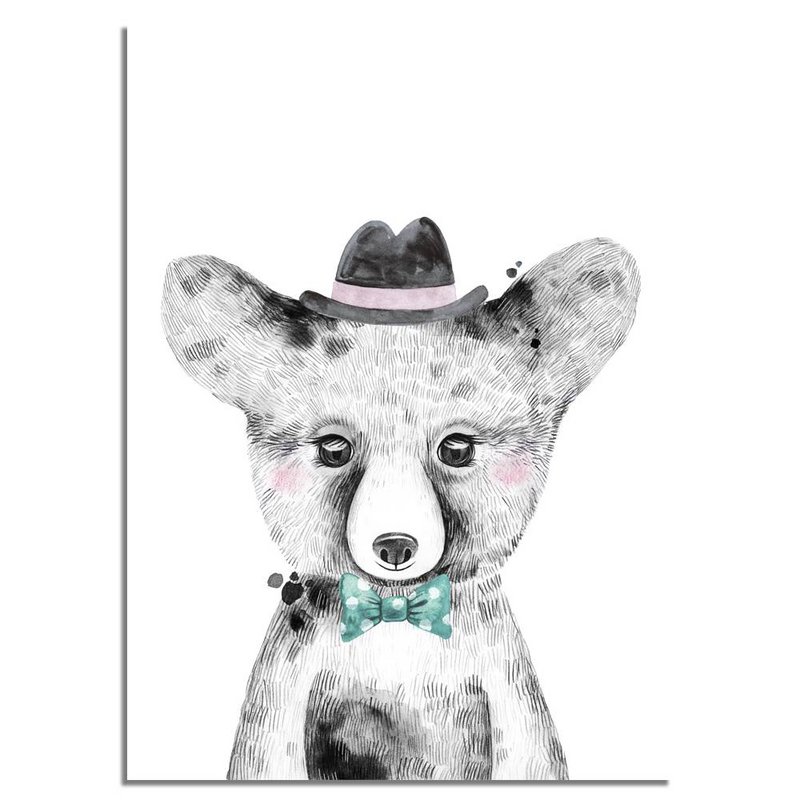 Cappello poster vivaio orso